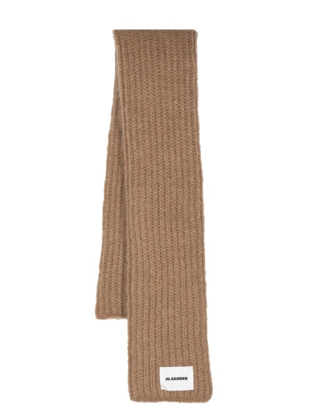 Esarfa Jil Sander maro din lana si mohair