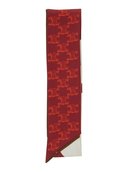 Esarfa Scarf 'Lavalliere Heritage' with Multicolored Silk Print