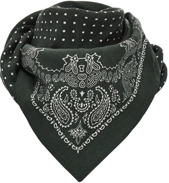 Esarfa Wool scarf with Bandanda motif