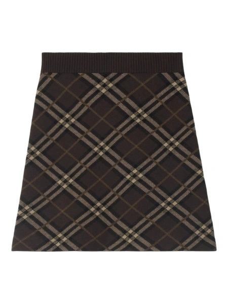 Fusta Burberry maro