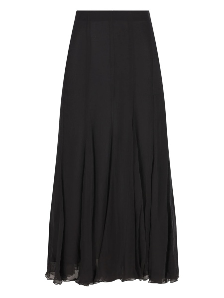 Fusta Chloe neagra din matase