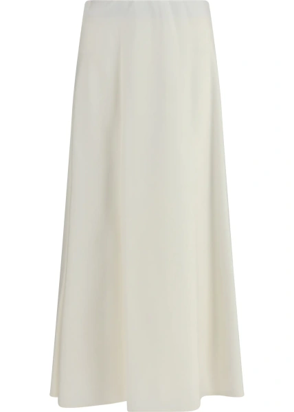 Fusta Flute virgin wool and viscose twill Skirt