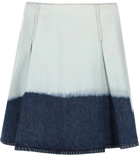Fuste Denim Midi Skirt