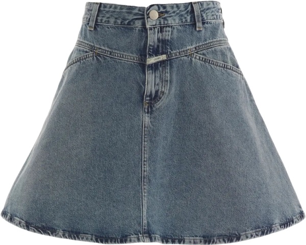 Fuste Denim mini skirt