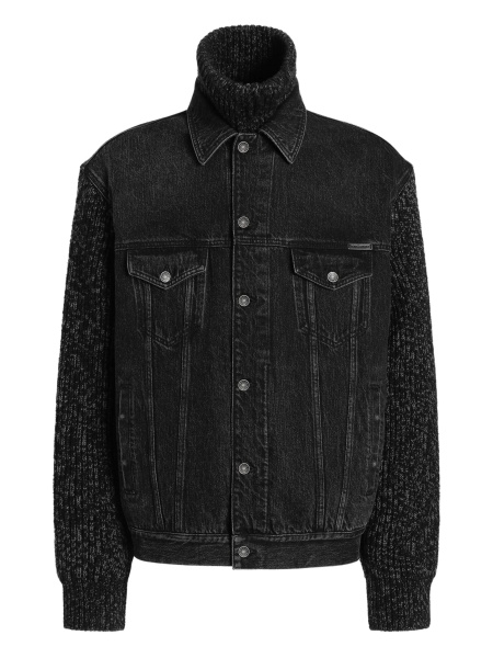 Geaca de blugi Dolce & Gabbana neagra