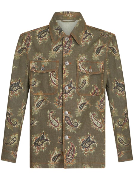 Geaca de blugi ETRO verde