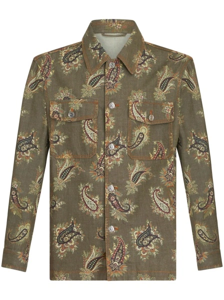 Geaca de blugi ETRO verde