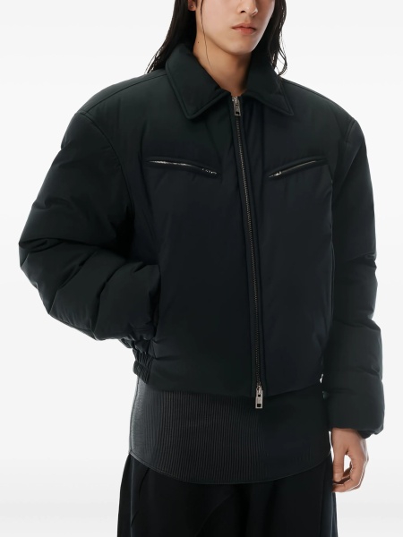 Geaca de iarna Alexander Wang neagra din poliamida si polyester
