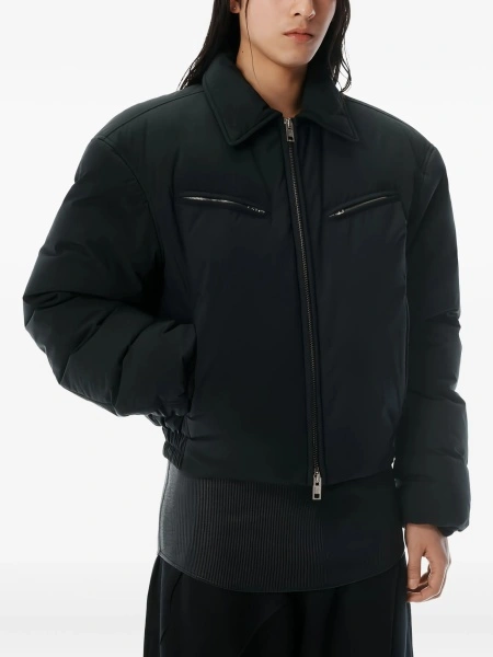 Geaca de iarna Alexander Wang neagra din poliamida si polyester