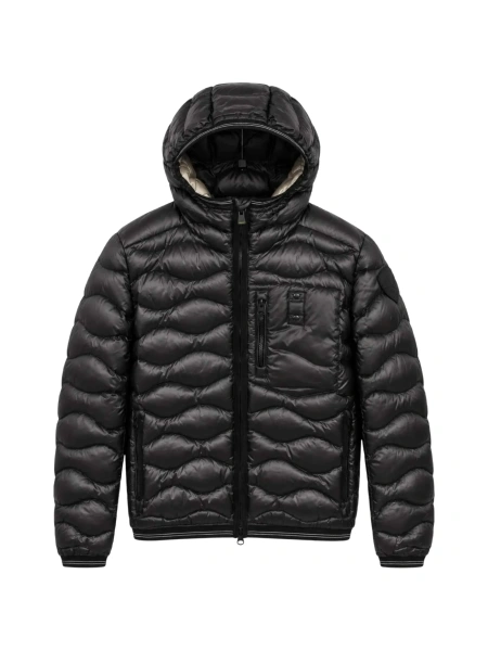 Geaca de iarna Blauer neagra din poliamida