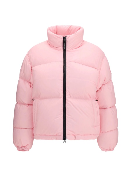 Geaca de iarna CANADA GOOSE roz din poliamida