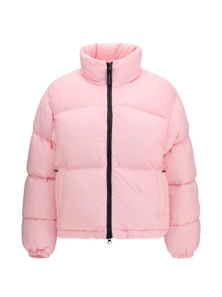 Geaca de iarna CANADA GOOSE roz din poliamida