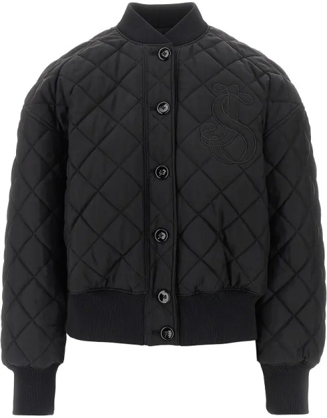 Geaca de Iarna Diamond-quilted twill padded bomber jacket