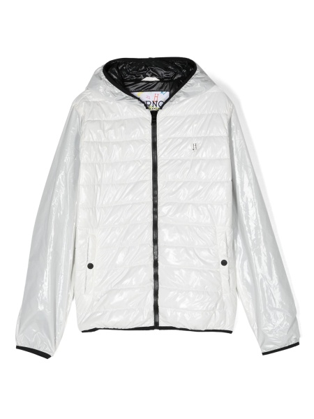 Geaca de iarna Herno alba din polyester