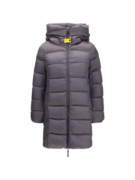 Geaca de iarna Parajumpers gri din polyester si poliamida