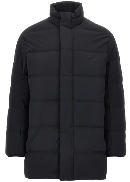 Geaca de Iarna Quilted nylon downjacket with Eagle logo