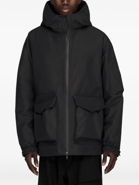Geaca de iarna Y-3 neagra din polyester