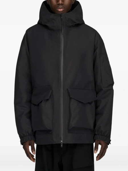 Geaca de iarna Y-3 neagra din polyester