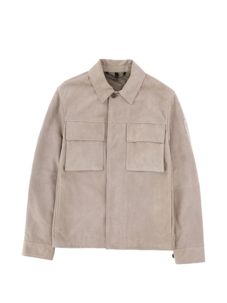 Geaca de piele Belstaff neutra din piele