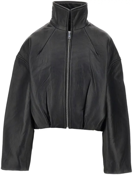 Geaca de Piele Leather Boxy jacket