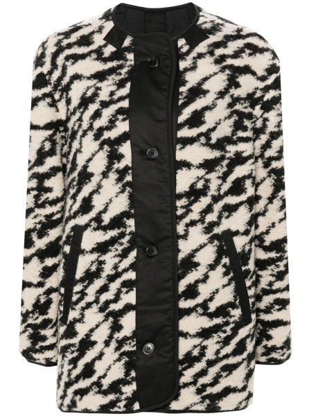 Geaca Oversize ISABEL MARANT ETOILE neagra din lana si poliester reciclat