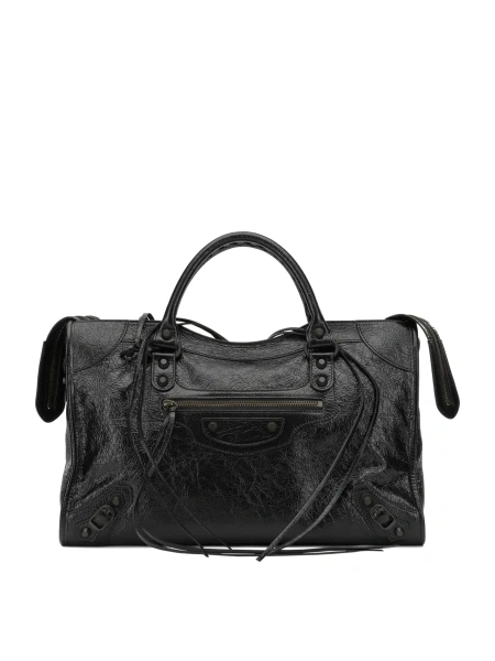 Geanta de mana Balenciaga 'City' neagra