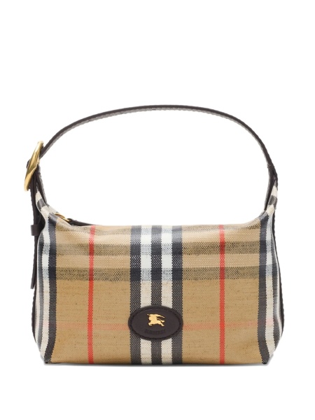 Geanta de mana Burberry neutra din bumbac si in