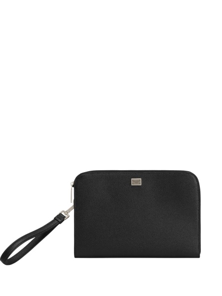 Geanta de mana Dolce & Gabbana neagra din piele