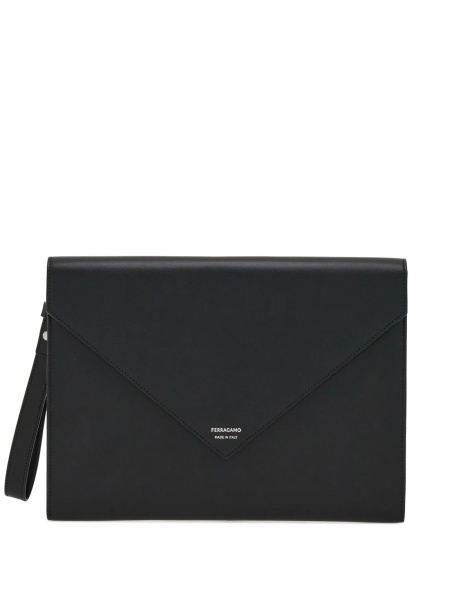 Geanta de mana Ferragamo neagra din piele