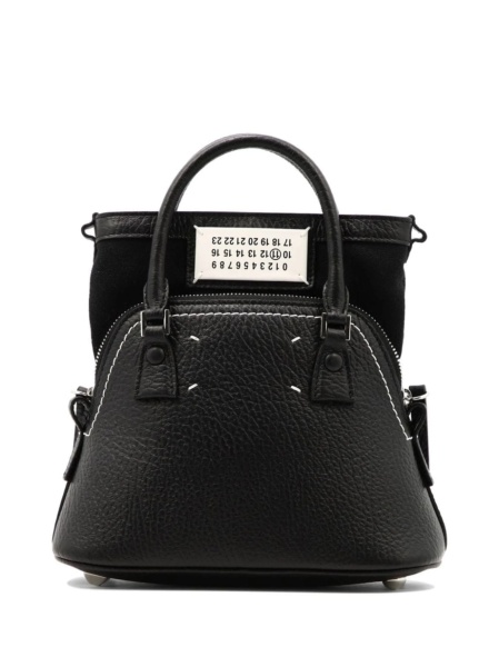 Geanta de mana Maison Margiela 5ac neagra din piele