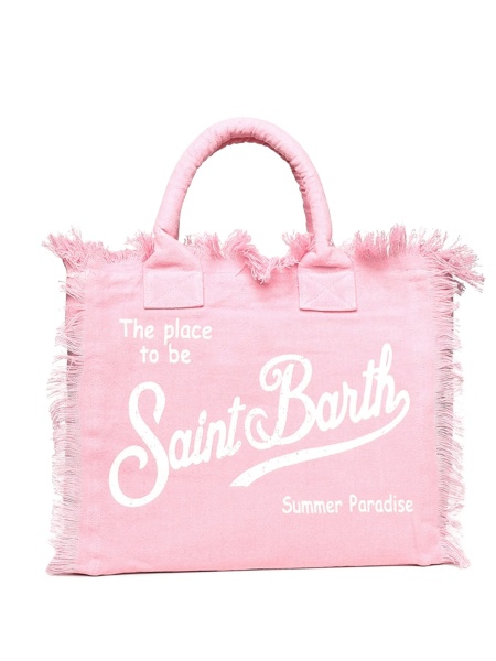 Geanta de mana Mc2 Saint Barth roz din material textil