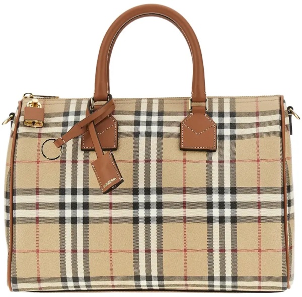 Geanta de mana Medium Check bowling bag