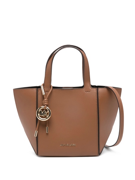 Geanta de mana Michael Kors maro din piele