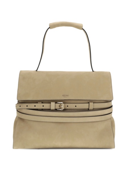 Geanta de mana Moschino neutra din piele