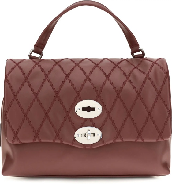 Geanta de mana Postina Tramè leather Top Handle Bag