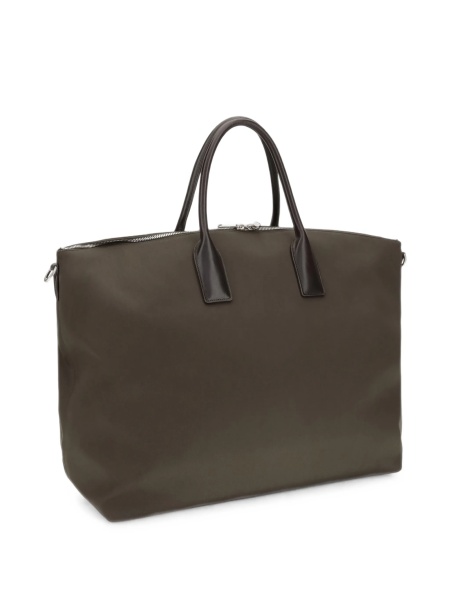 Geanta de mana Saint Laurent maro din bumbac