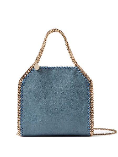 Geanta de mana Stella McCartney falabella albastra din polyester