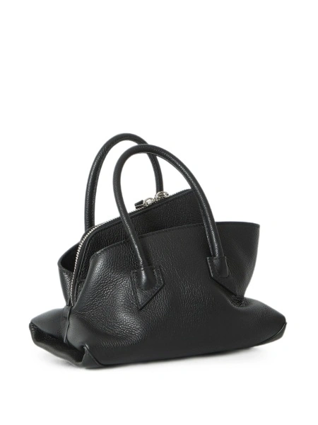 Geanta de mana THE ATTICO neagra din piele