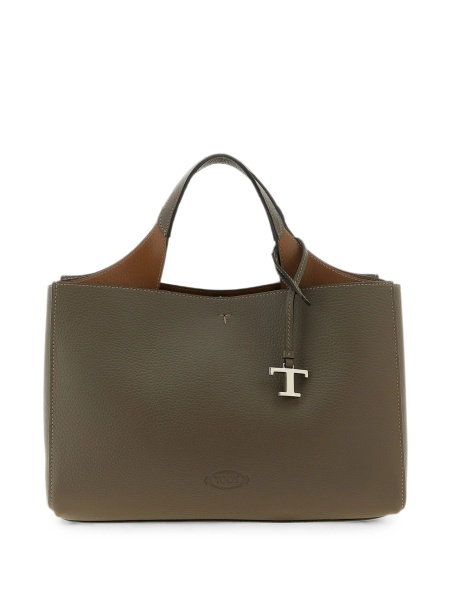 Geanta de mana TOD'S gri din piele