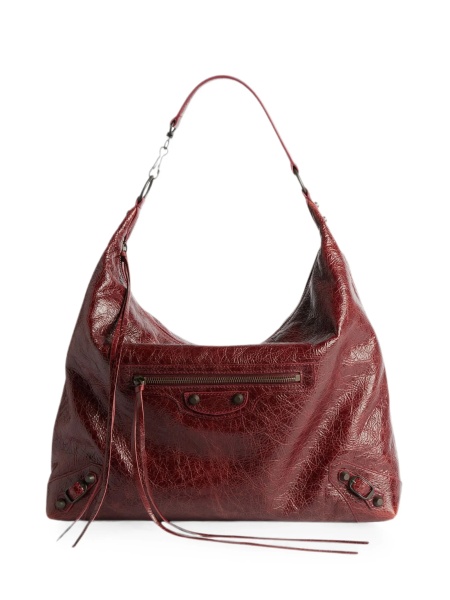 Geanta de umar Balenciaga rosie din piele
