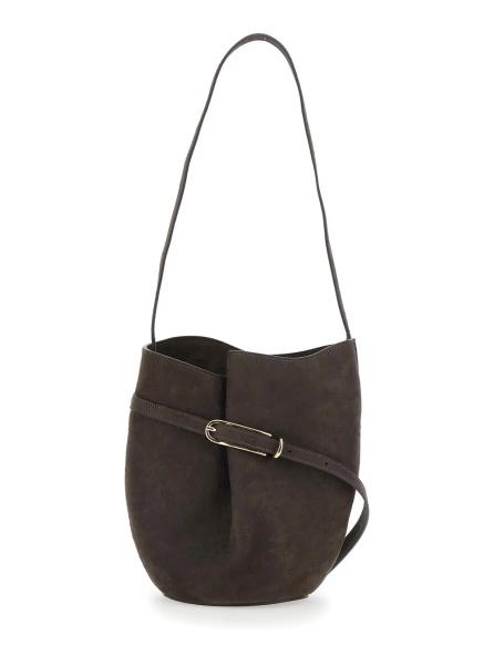 Geanta de umar Brown Crossbody Bag with Adjustable Strap in Suede for Women