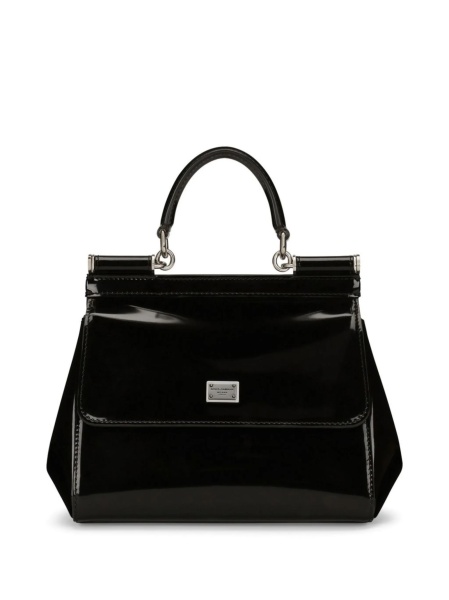 Geanta de umar Dolce & Gabbana Sicily neagra din piele