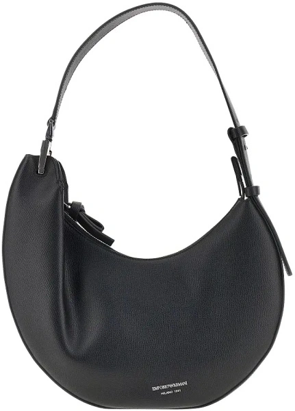 Geanta de umar 'Emporio Armani 1981' grain leather hobo bag