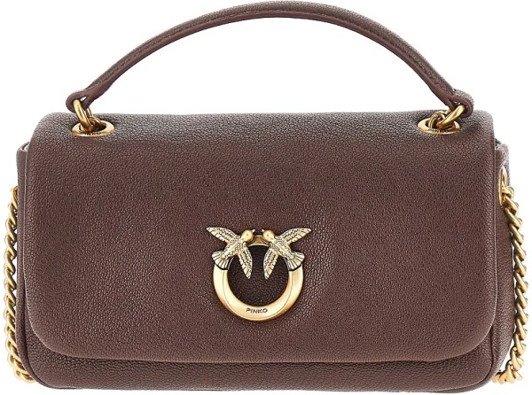 Geanta de umar Leather large Click Soft Horizontal bag