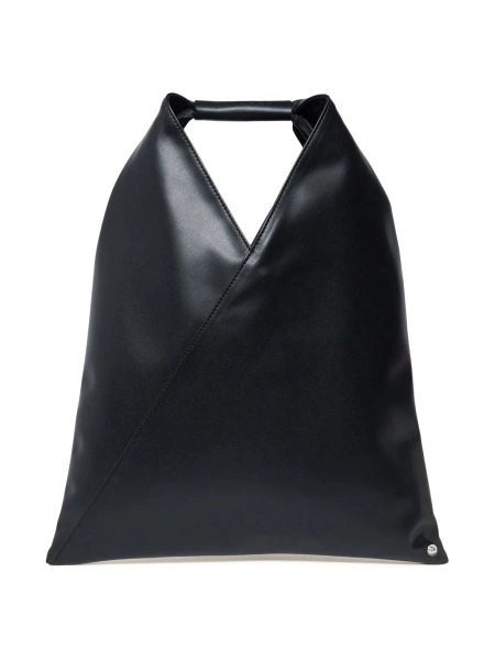 Geanta de umar MM6 Maison Margiela neagra din poliuretan