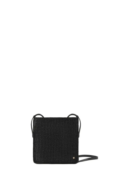 Geanta de umar Neja NS Sac is a crossbody bag with gray raffia and unisex