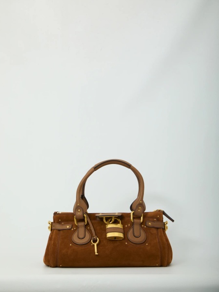 Geanta de umar Paddington Suede Leather Bag