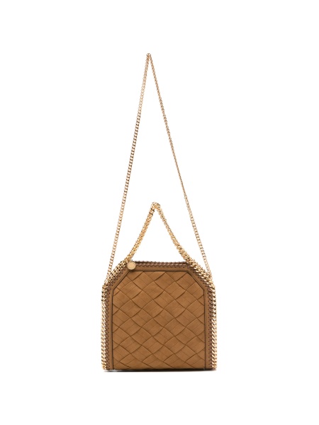 Geanta de umar Stella McCartney falabella maro din poliamida