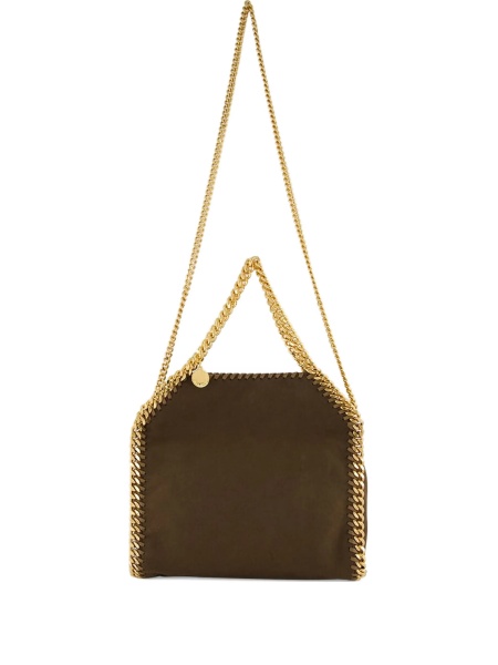 Geanta de umar Stella McCartney falabella maro din polyester si poliamida