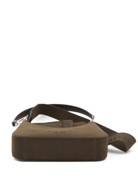 Geanta de umar Stella McCartney maro din polyester si poliamida